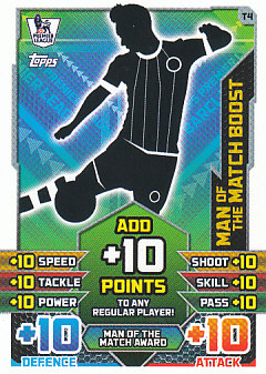 Man of the Match Boost 2015/16 Topps Match Attax Tactic card #T4